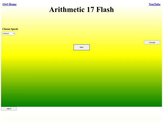 Arithmetic 17 Flash/power screenshot
