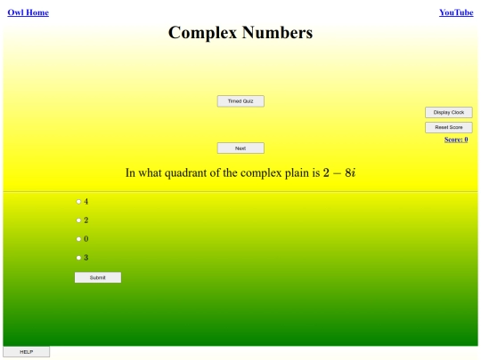 Complex Numbers/complex screenshot