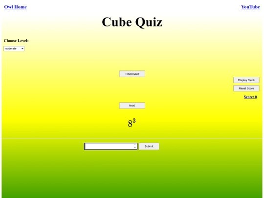 Cube Quiz/power screenshot