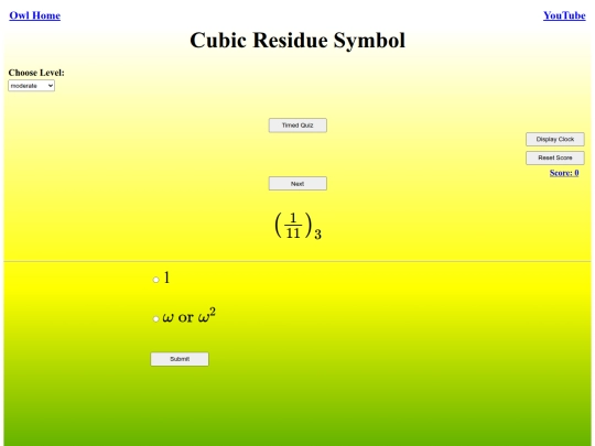 Cubic Residue Symbol/cubic screenshot