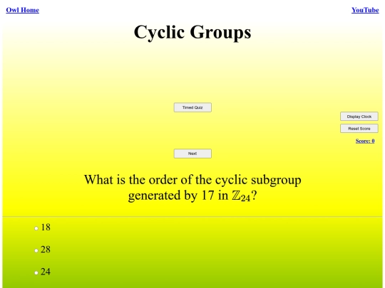 Cyclic Groups/cyclic screenshot