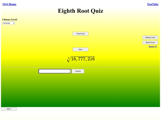 Eighth Root Quiz/roots screenshot