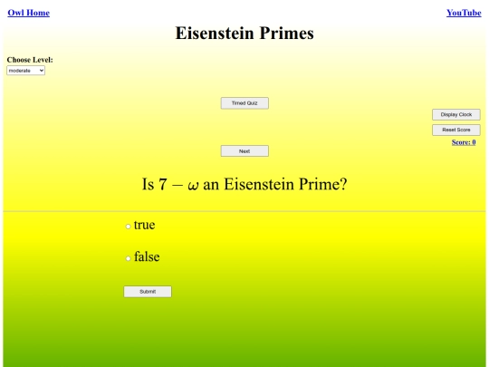 Eisenstein Primes/prime screenshot