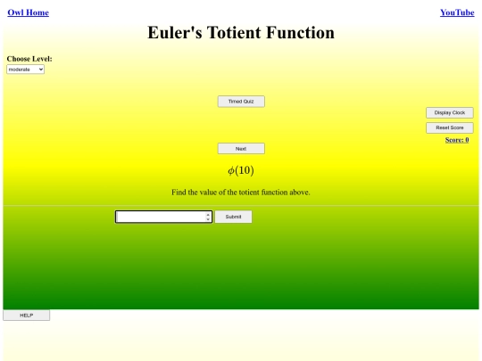 Eulers Totient/totient screenshot