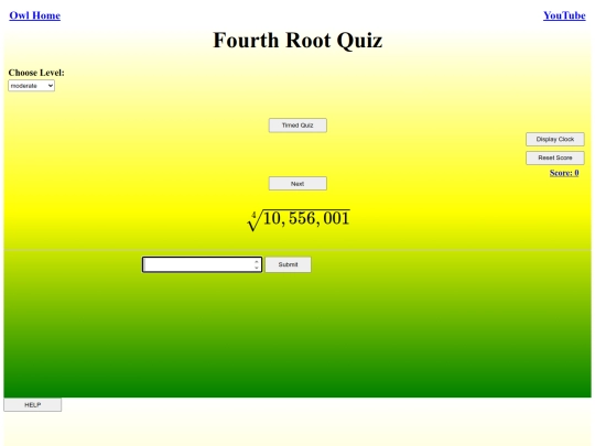 Fourth Root Quiz/roots screenshot