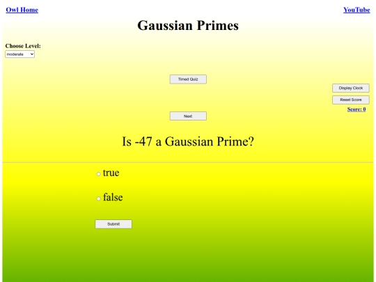 Gaussian Primes/prime screenshot