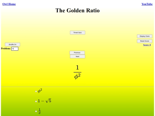 Golden Ratio/golden screenshot