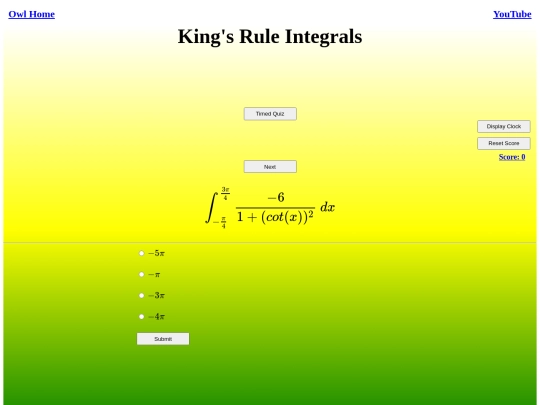 King's Rule Integrals/king screenshot