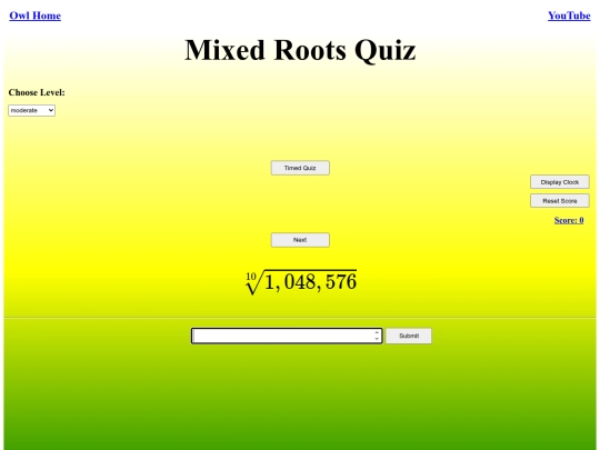 Mixed Roots Quiz/roots screenshot