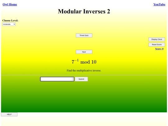 Modular Inverses 2/inverse screenshot