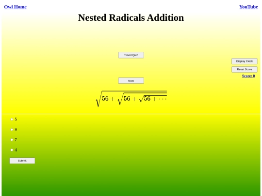 Nested Radicals Addition/nest screenshot