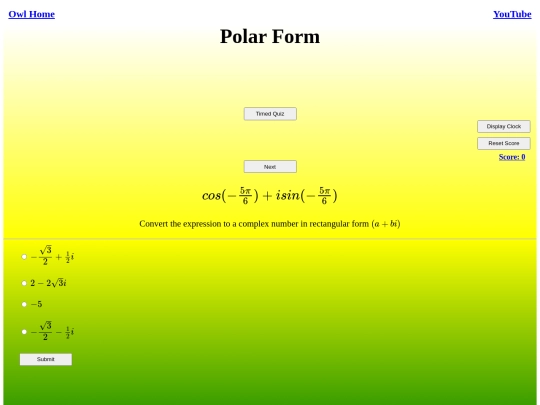 Polar Form/polar screenshot