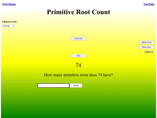 Primitive Root Count/primitive screenshot