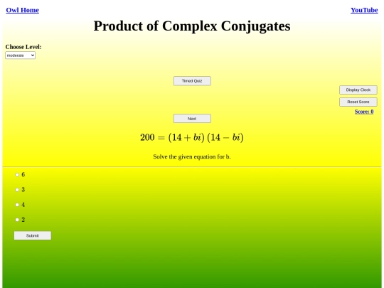 Product of Complex Conjugates/product screenshot
