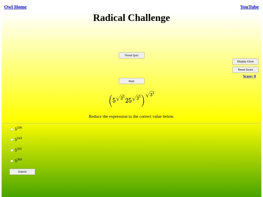 Radical Challenge/challenge screenshot