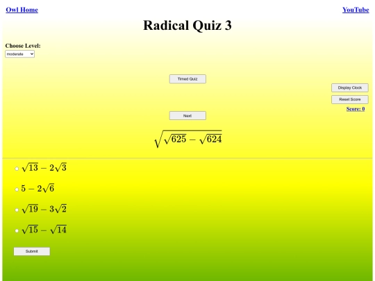 Radical Quiz 3/radical screenshot