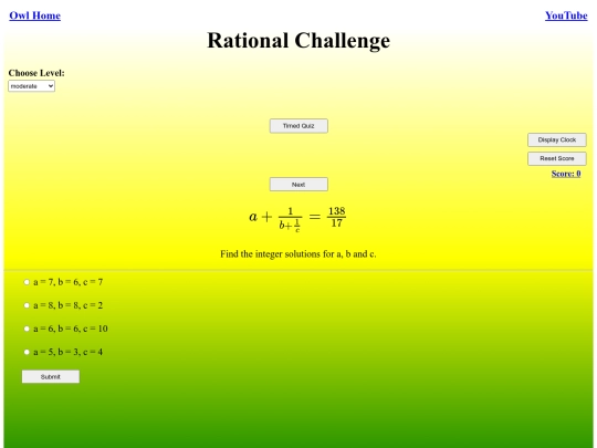 Rational Challenge/rational screenshot
