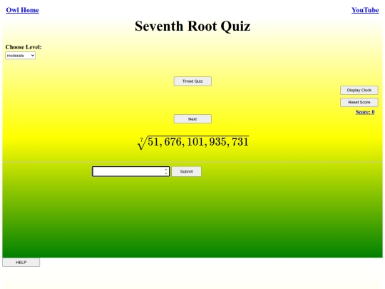Seventh Root Quiz/roots screenshot