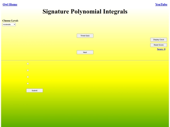 Signature Polynomial Integrals/signature screenshot