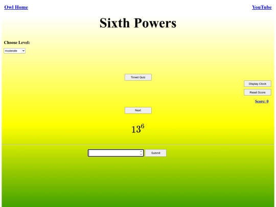 Sixth Powers/power screenshot
