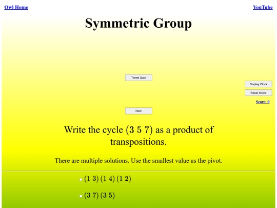 Symmetric Group/symmetric screenshot