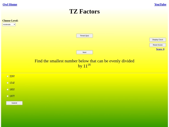 TZ Integers/tz integers screenshot