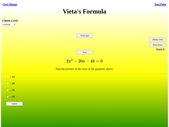 Vieta's Formula/vieta screenshot