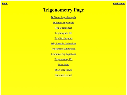 trigonometry screenshot
