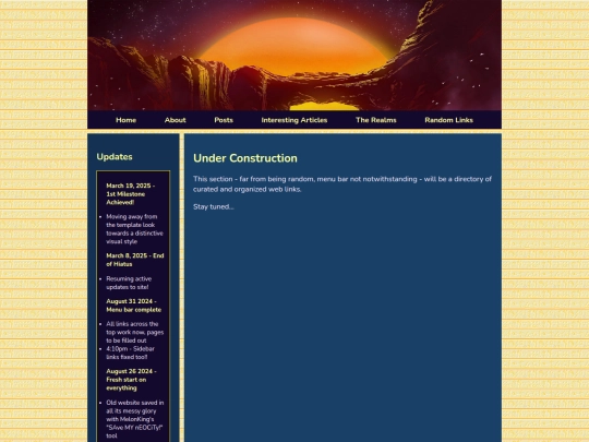 links screenshot