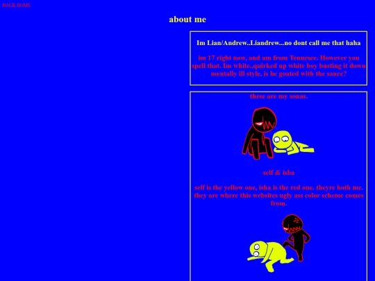aboutme screenshot