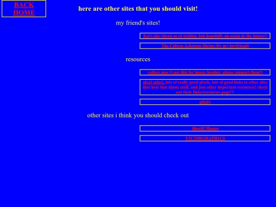 links screenshot