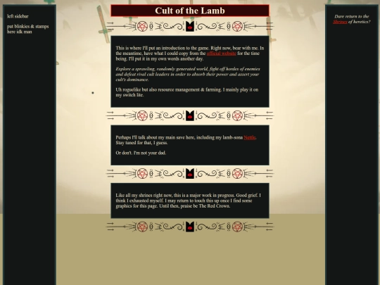 shrines/cotl screenshot