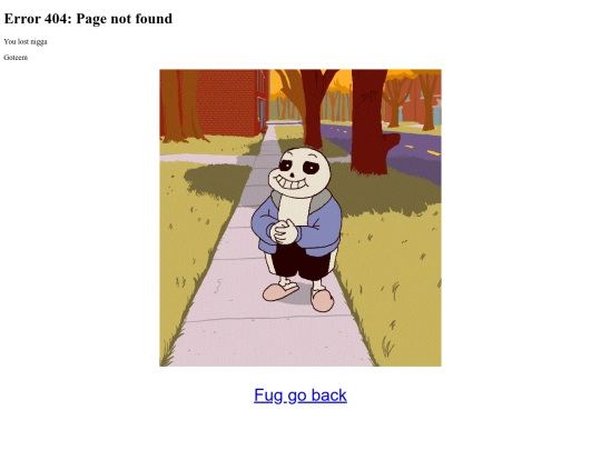 not_found screenshot