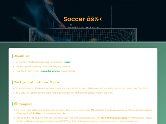 index screenshot