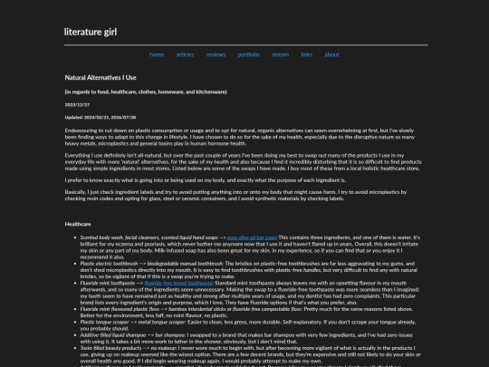 articles/naturalalternatives screenshot