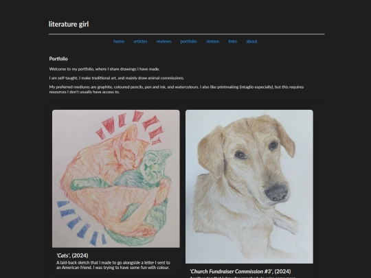portfolio screenshot