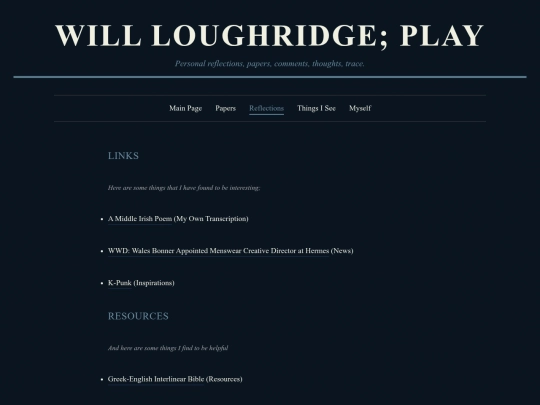 links screenshot