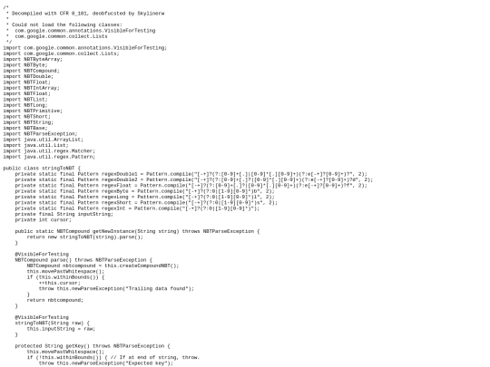 pca/nbt.java screenshot