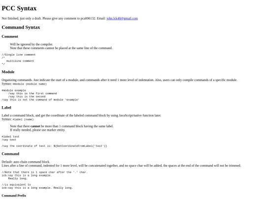 pcc/syntax screenshot