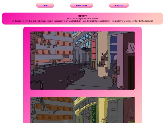 projects screenshot