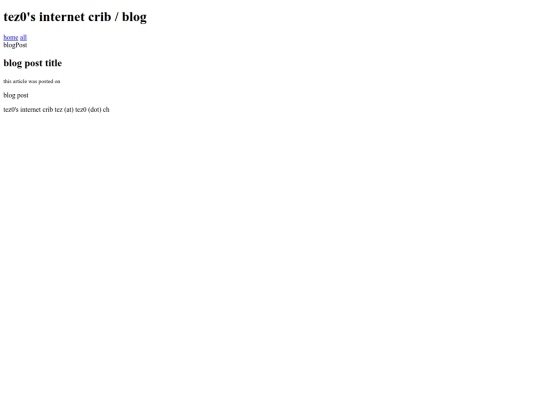 blog/template screenshot