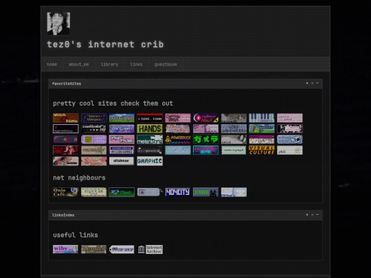 links screenshot