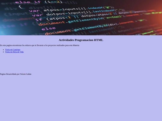 index screenshot