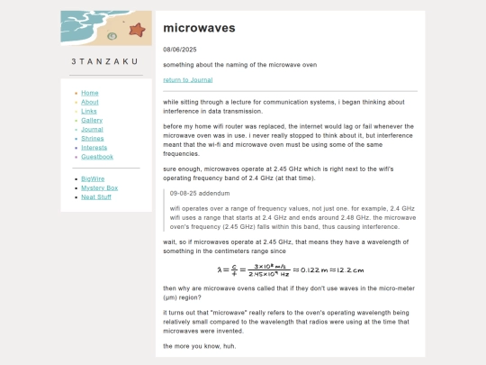 journal/microwaves screenshot