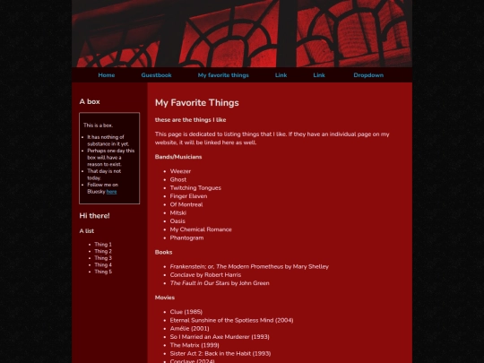 myfavoritethings screenshot