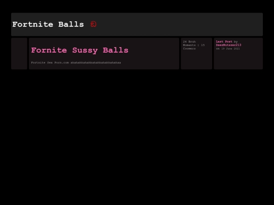 forums screenshot