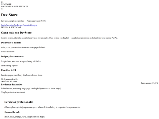 index screenshot