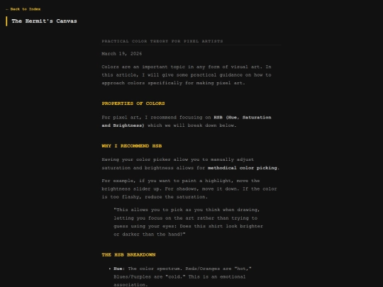 colors screenshot