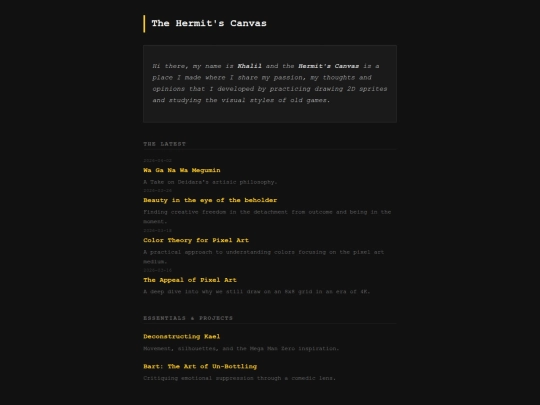 index screenshot
