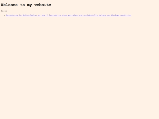 index screenshot